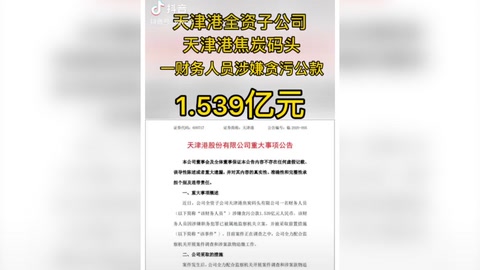 天津某公司<em>財(cái)務(wù)人員</em>貪污公款1.539億元人民幣