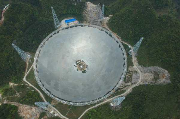 500米口徑球面射電<em>望遠鏡</em>被譽為“<em>中國</em>天眼”