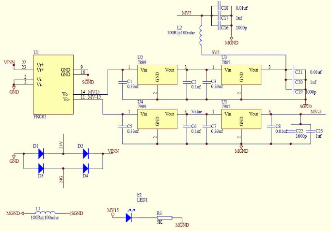 K型<em>熱電偶</em>溫度測(cè)量電路