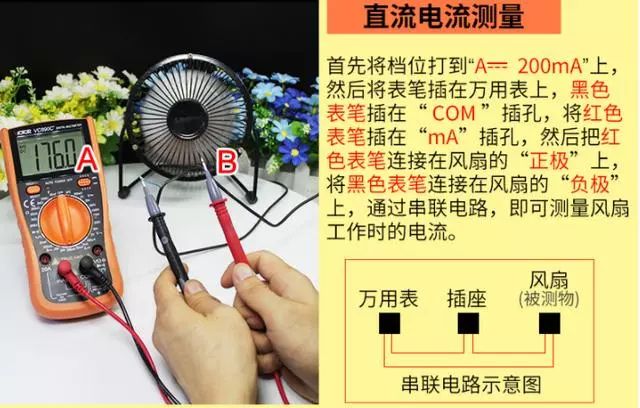數字式<em>萬用表</em>的使用方法和注意事項