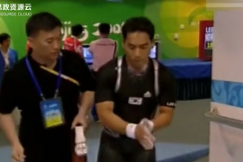 2008年北京奧運會舉重男子69公斤級——李培永奧運精神的體現