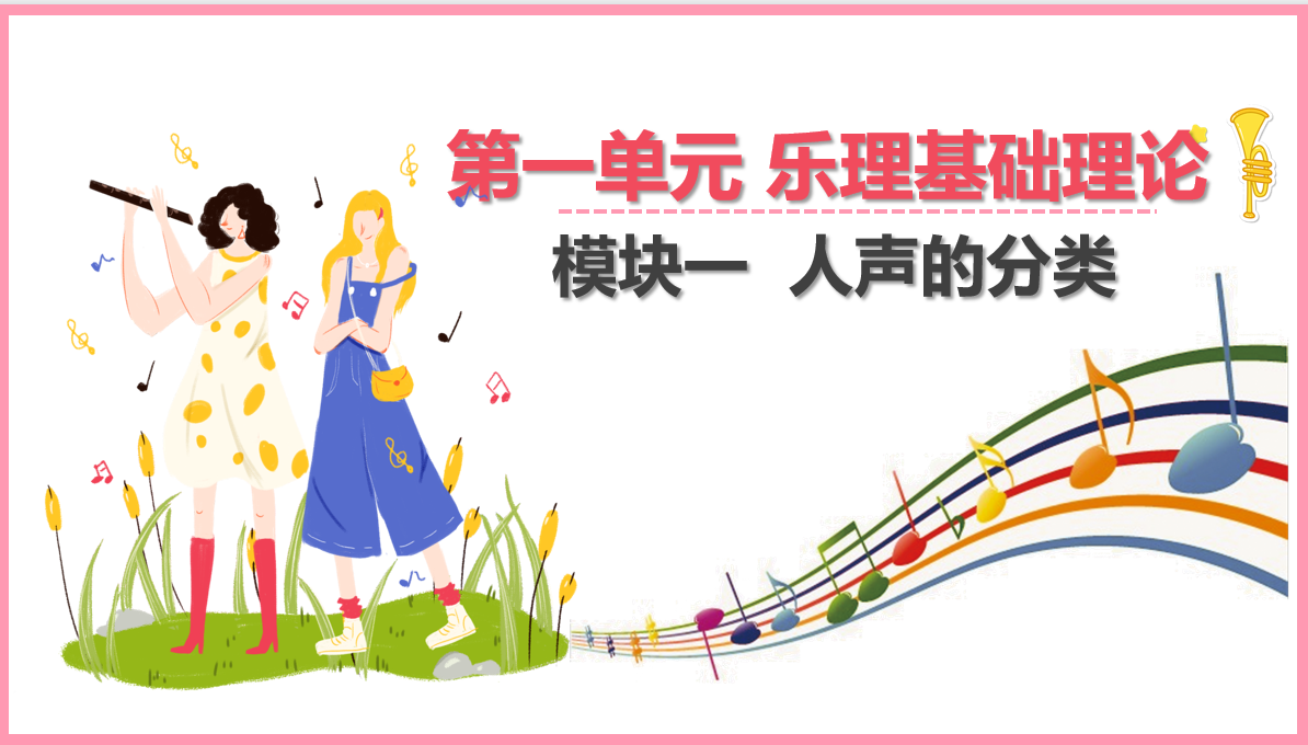 人聲的分類