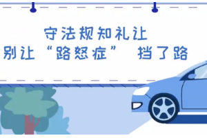 守法規知禮讓 別讓“<em>路</em>怒癥” 擋了<em>路</em>