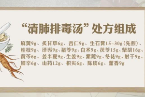 清肺排毒湯—中醫(yī)經(jīng)典方劑組合