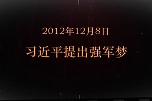 2012年12月8日 習近平提出強軍夢